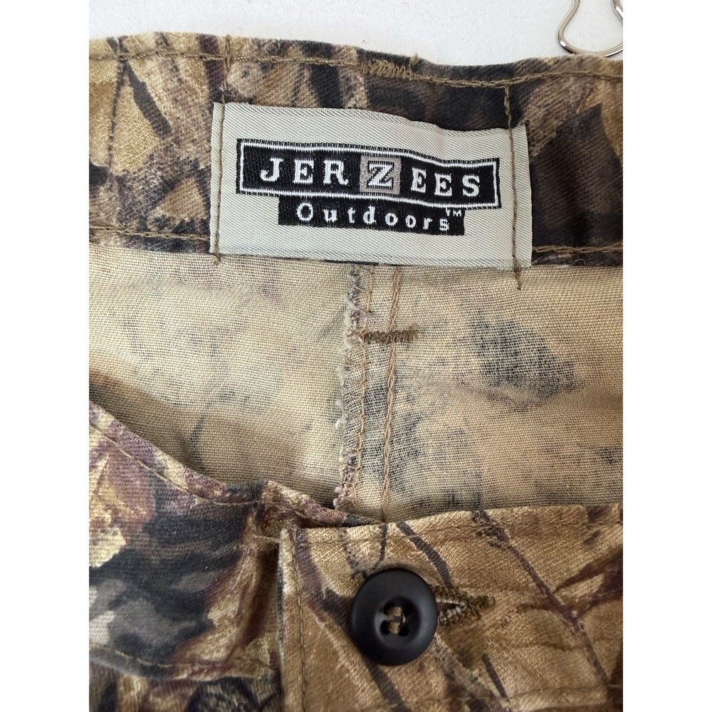 Vintage Jerzees Outdoors Mossy Oak Forest Floor Camo Hunting Pants XXL Regular - Picture 2 of 10